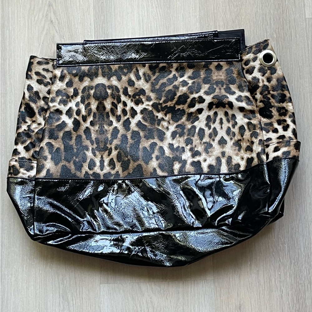 Miche Prima Shell - Black and Leopard Print